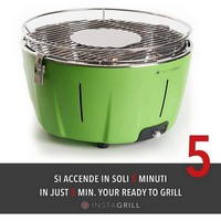 photo InstaGrill - Barbecue de table sans fumée - Avocat vert + Kit de démarrage 7